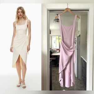 Wilfred Saturn Midi Dress Sz M- light purple